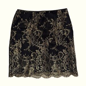 Linda Allard for Ellen Tracy Elegant Lace Skirt
